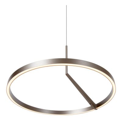 Lucide APPLAUSE - Pendant light - Ø 60 cm - LED Dim. - CCT - 1x32W 2700K/4000K - Hand Wave Sensor - Grey iron - Premium